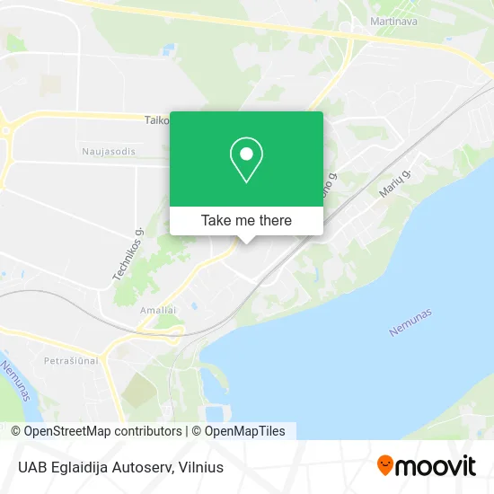 Карта UAB Eglaidija Autoserv