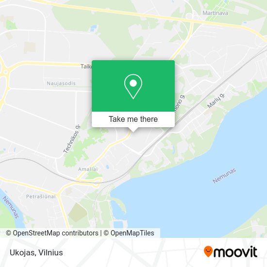 Карта Ukojas