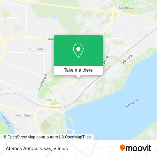 Карта Ateities Autoservisas