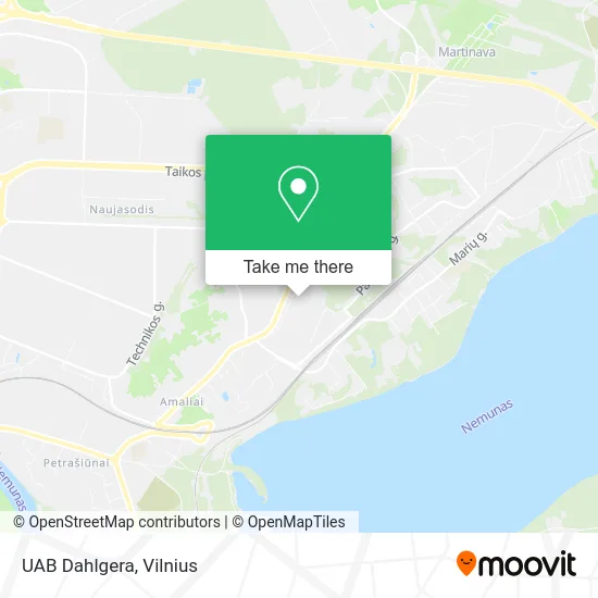 Карта UAB Dahlgera