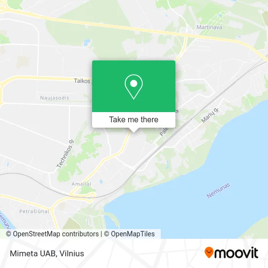 Карта Mimeta UAB