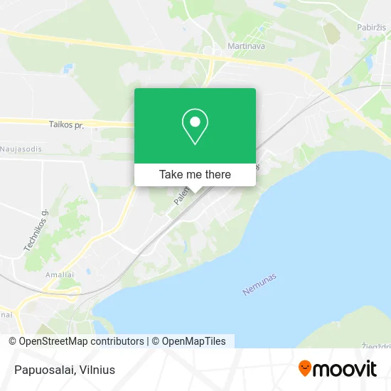 Карта Papuosalai