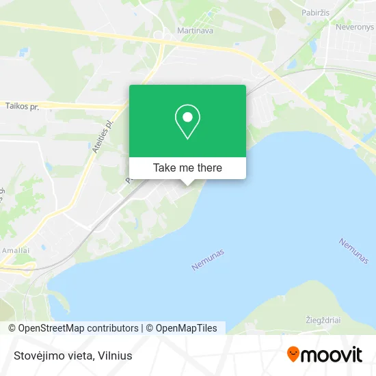 Карта Stovėjimo vieta