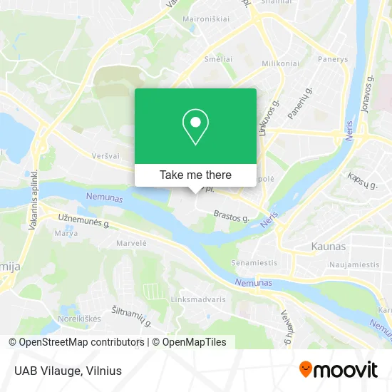 Карта UAB Vilauge