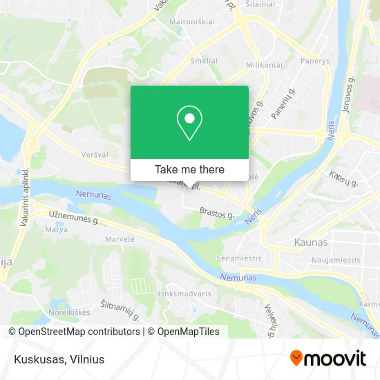 Карта Kuskusas