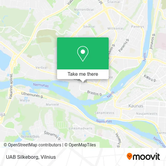Карта UAB Silkeborg