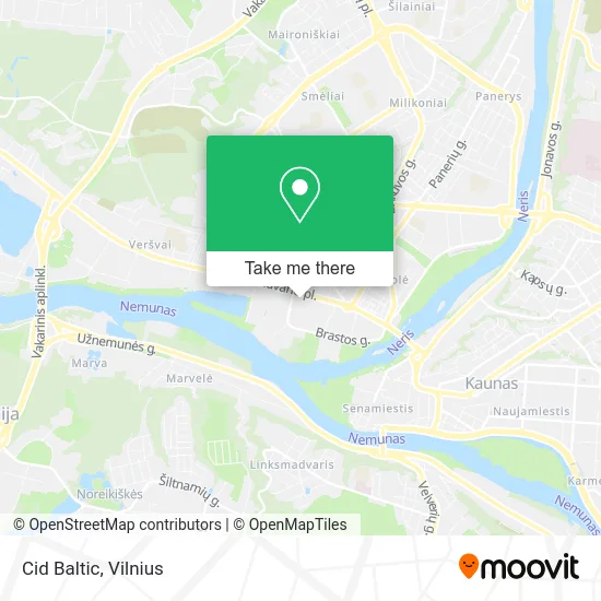 Карта Cid Baltic