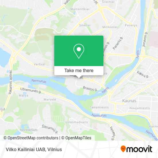 Карта Vilko Kailiniai UAB