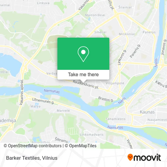 Карта Barker Textiles