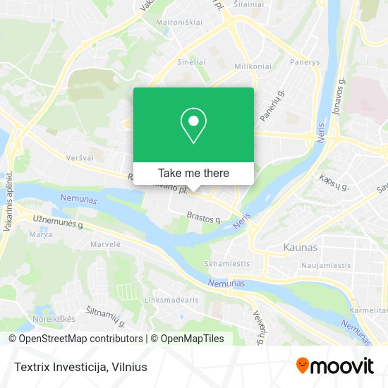 Карта Textrix Investicija