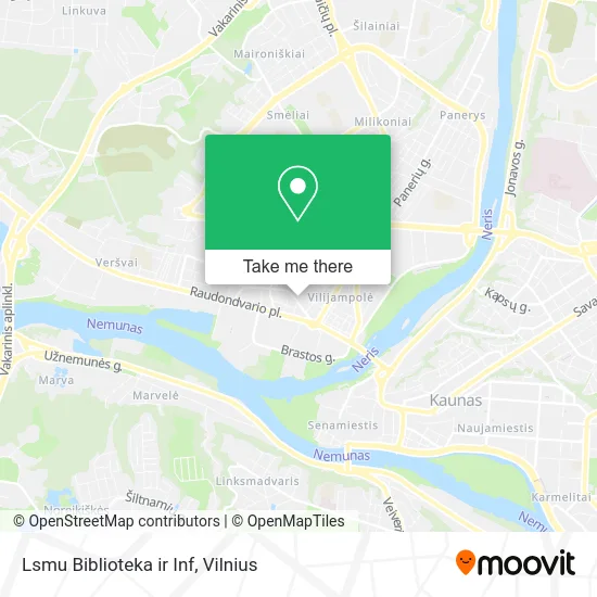 Карта Lsmu Biblioteka ir Inf
