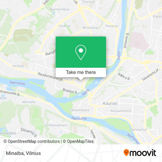 Карта Minalba