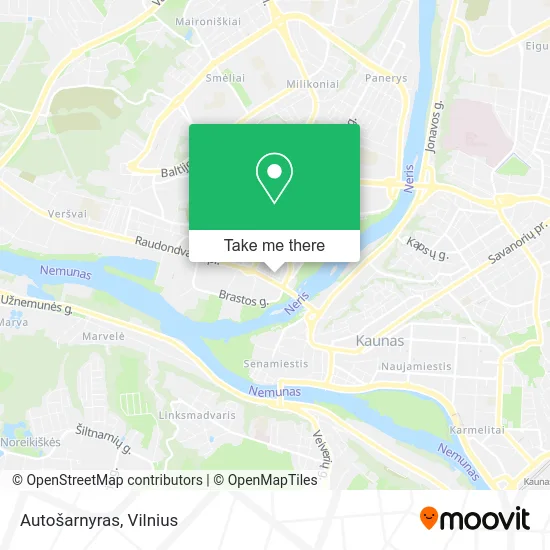 Карта Autošarnyras