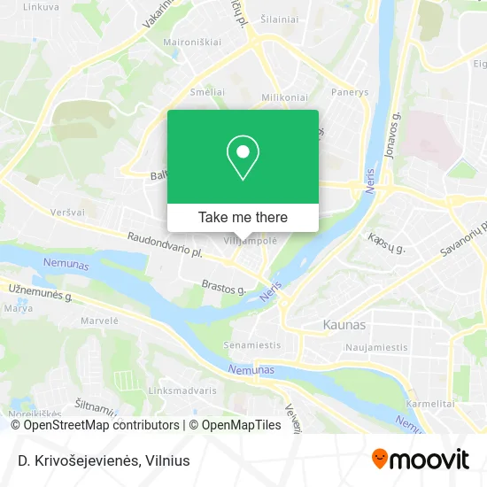 Карта D. Krivošejevienės