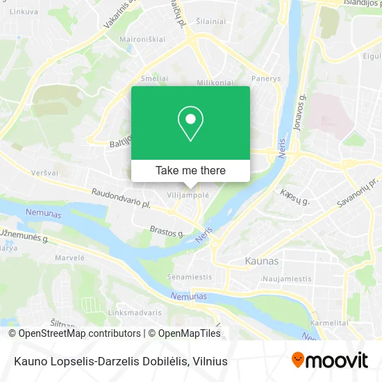 Kauno Lopselis-Darzelis Dobilėlis map