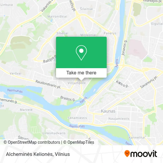 Карта Alcheminės Kelionės