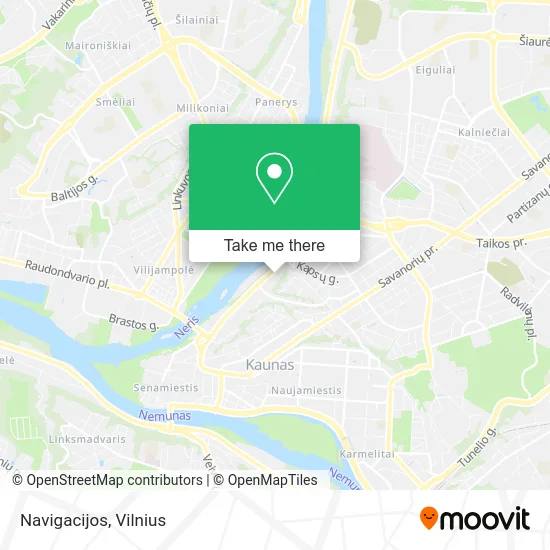 Карта Navigacijos