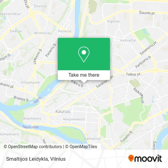 Карта Smaltijos Leidykla