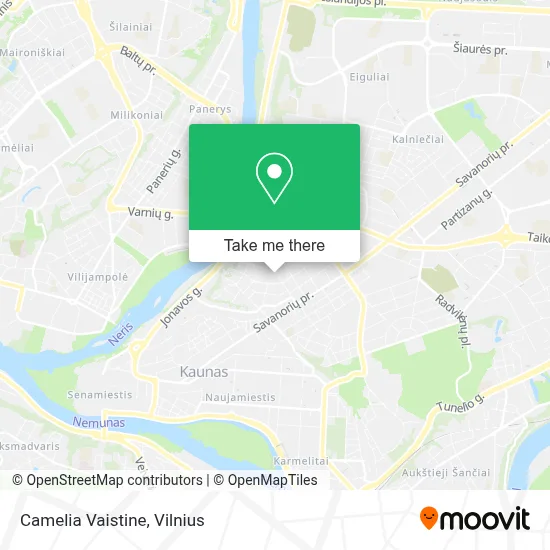 Camelia Vaistine map