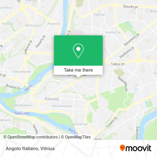 Карта Angolo Italiano