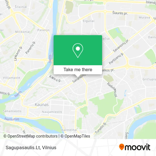 Карта Sagupasaulis.Lt