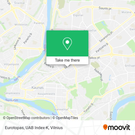 Карта Eurotopas, UAB Index-K