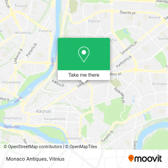 Карта Monaco Antiques