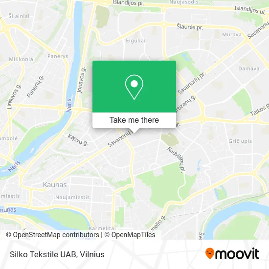 Карта Silko Tekstile UAB