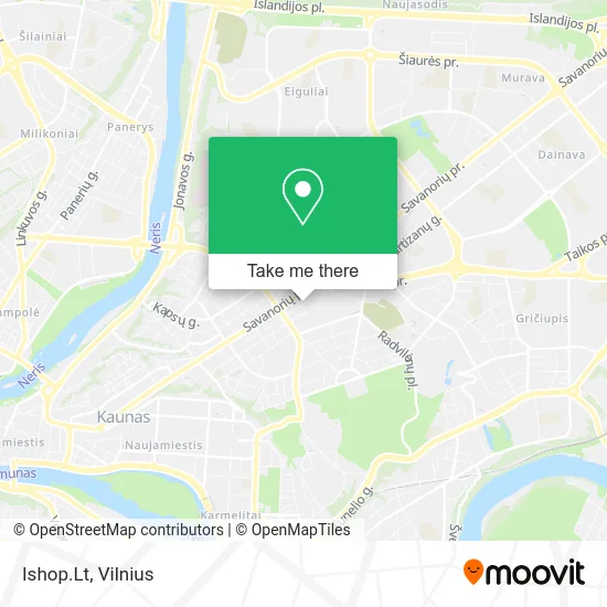 Карта Ishop.Lt