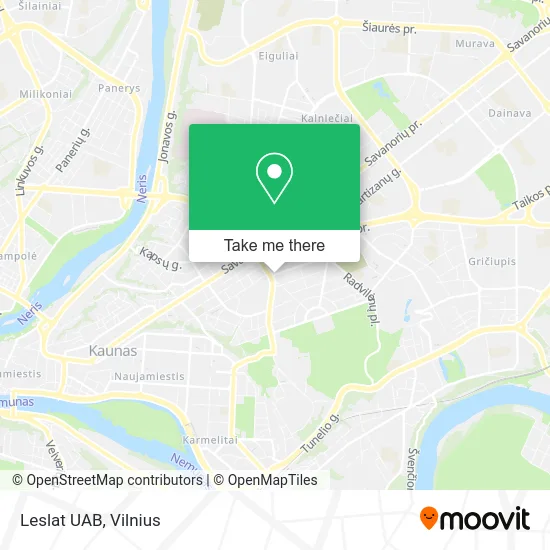 Карта Leslat UAB