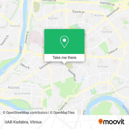 Карта UAB Kadabra