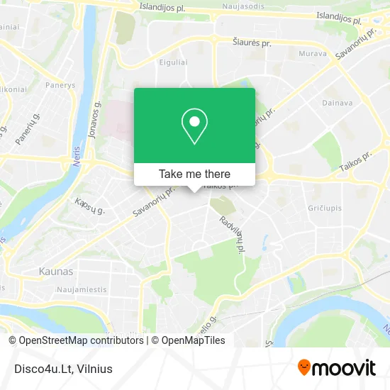 Карта Disco4u.Lt