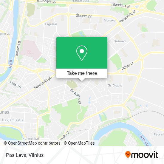 Карта Pas Leva
