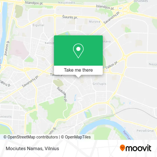Карта Mociutes Namas