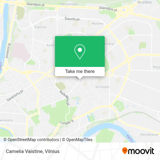 Camelia Vaistine map