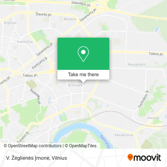 Карта V. Žėglienės Įmonė