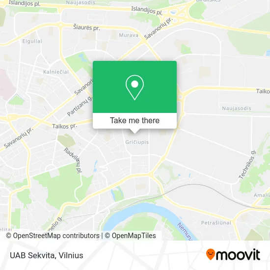 Карта UAB Sekvita