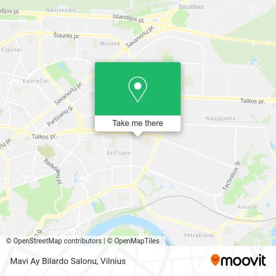 Карта Mavi Ay Bilardo Salonu