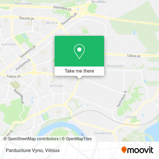 Карта Parduotuve Vyno