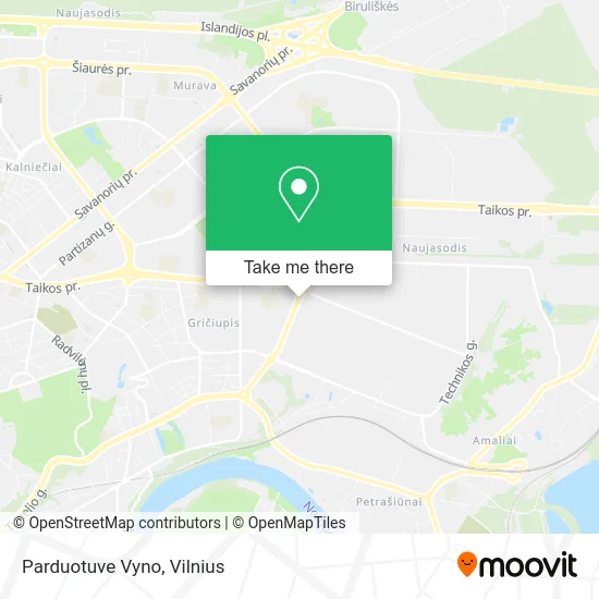 Карта Parduotuve Vyno