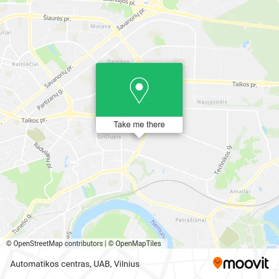 Карта Automatikos centras, UAB