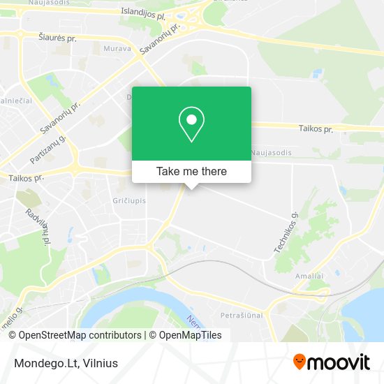 Карта Mondego.Lt