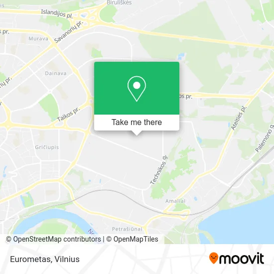 Карта Eurometas