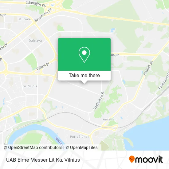 Карта UAB Elme Messer Lit Ka