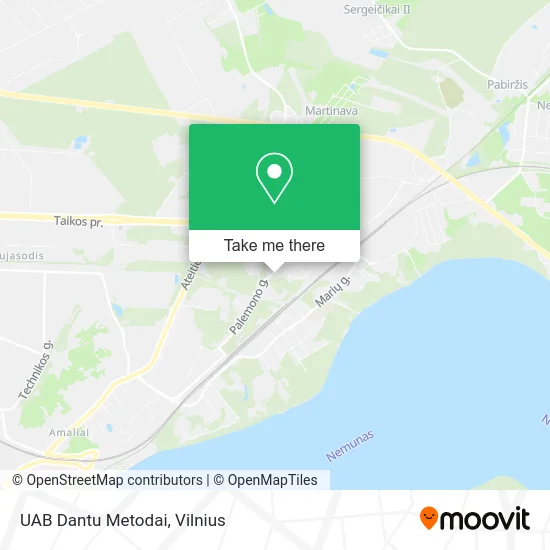 Карта UAB Dantu Metodai