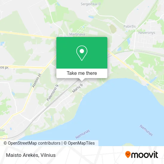 Карта Maisto Arekės