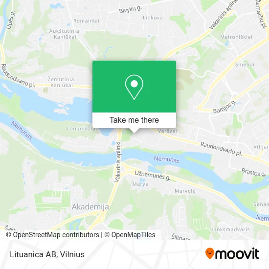 Карта Lituanica AB