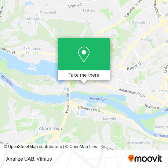 Карта Analize UAB