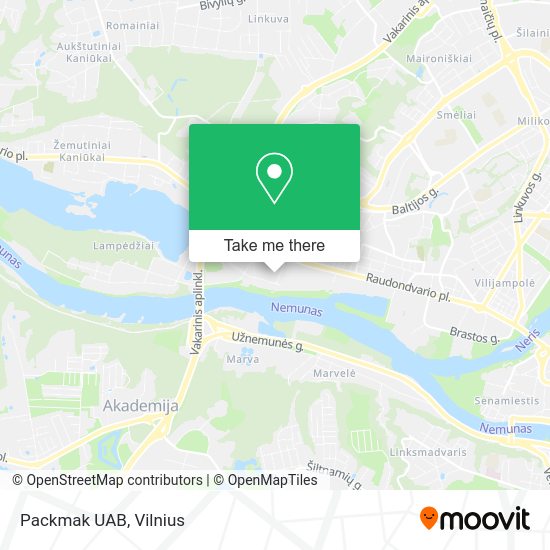 Карта Packmak UAB