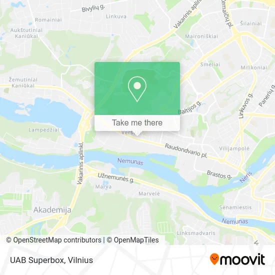 Карта UAB Superbox